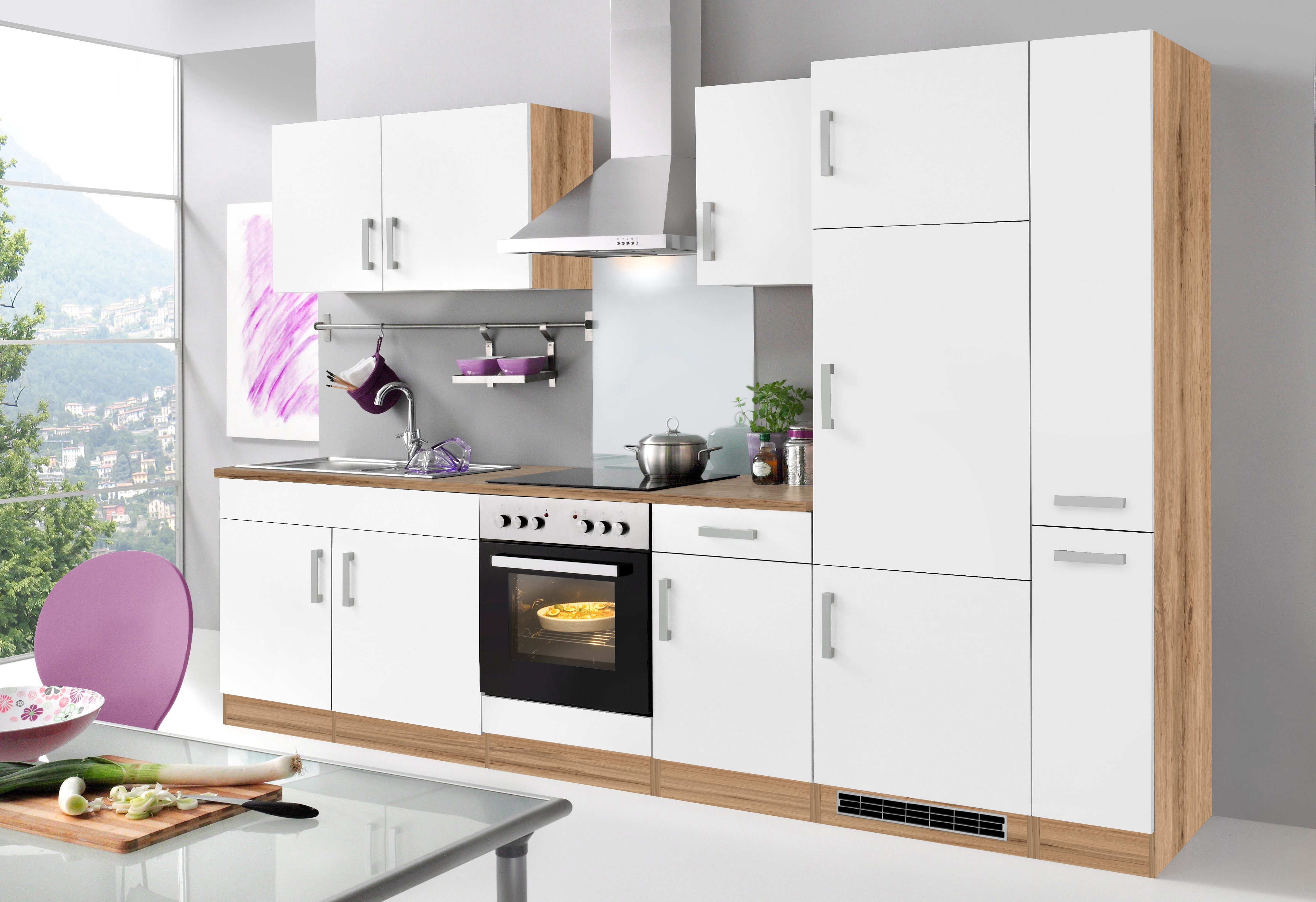 KOCHSTATION Küchenzeile KS-Toronto, Breite 300 cm, mit E-Geräten günstig online kaufen