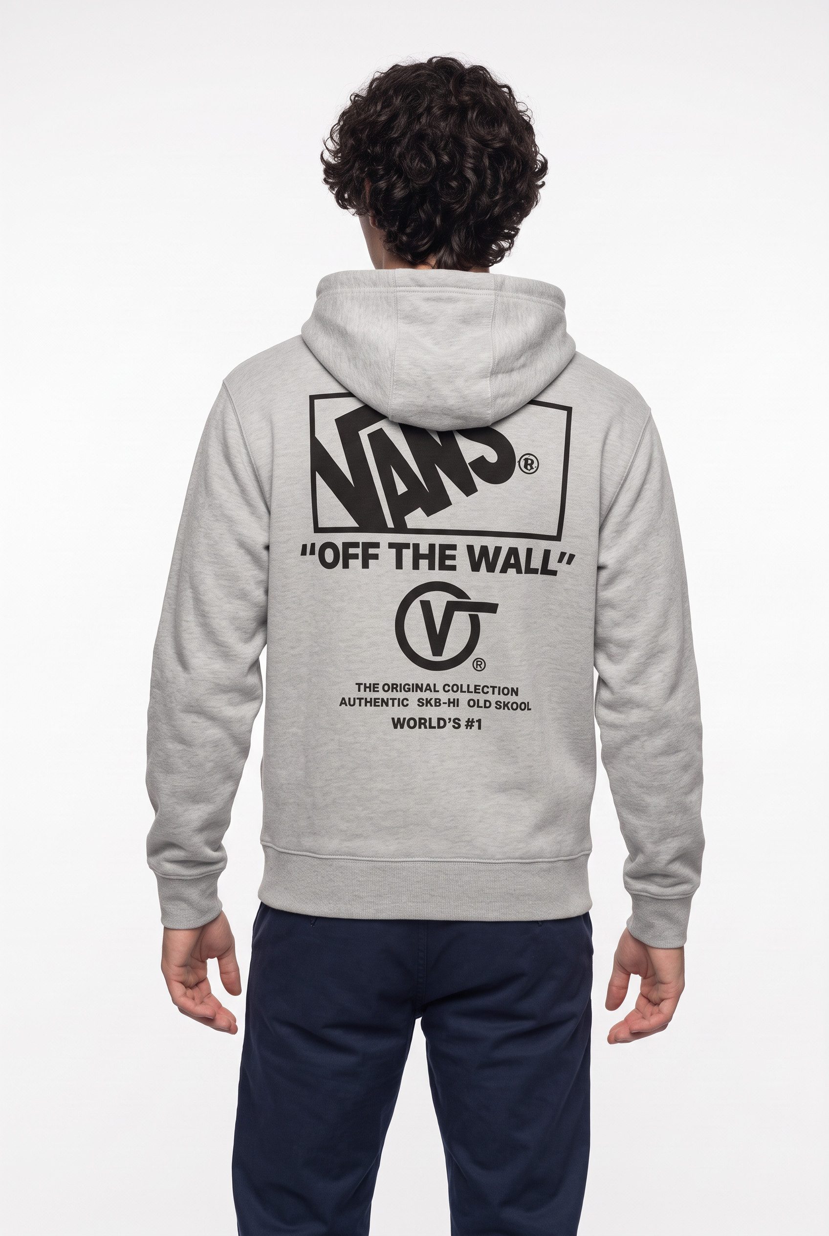 Vans Kapuzensweatshirt STACKED HI PULLOVER sportlicher Stil, mit Rundhalsausschnitt, aus Baumwolle und Polyester – Bild 2 von 5
