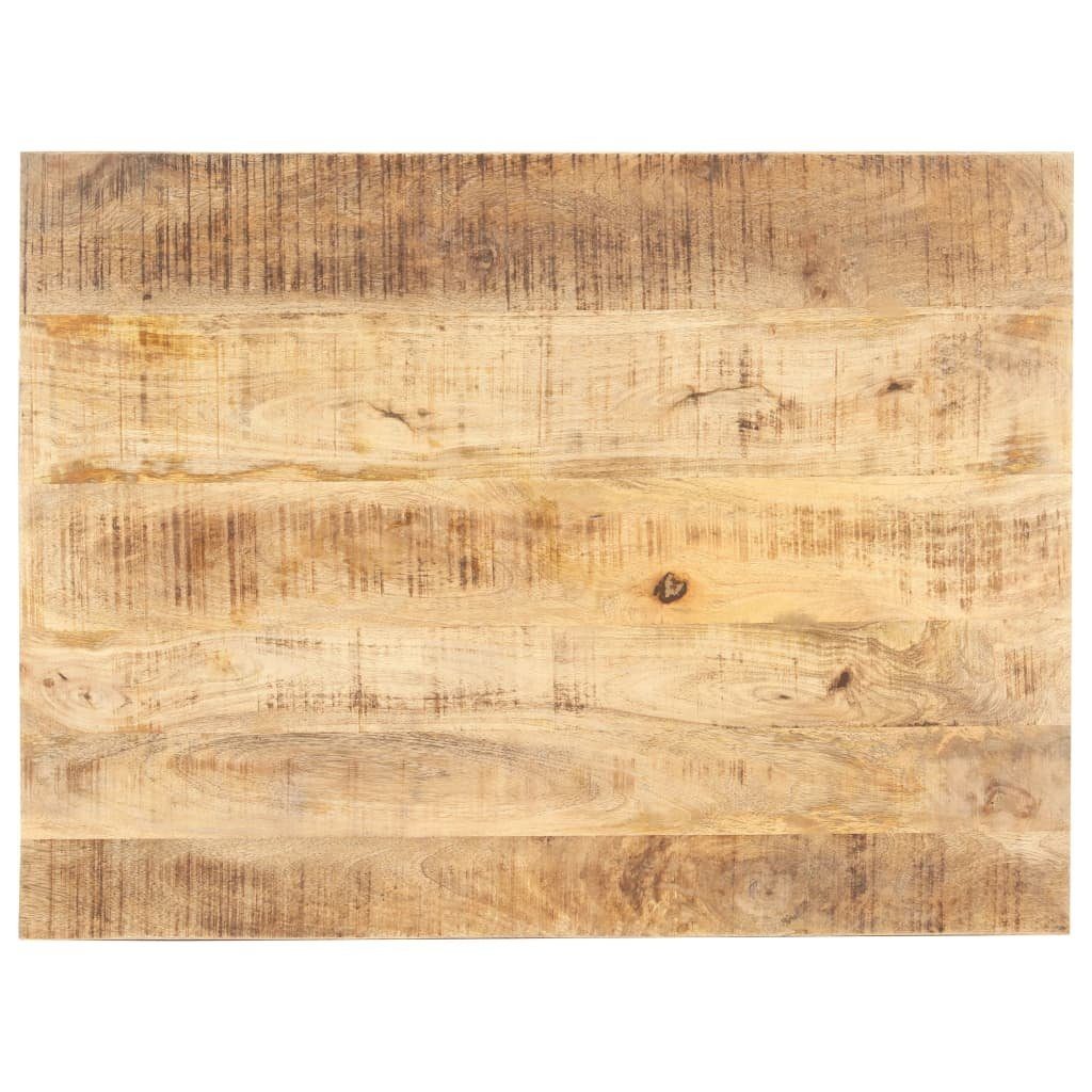 [Sofortige Lieferung und toller Preis] furnicato Tischplatte Massivholz Mango 15-16 St) mm 80x70 cm (1