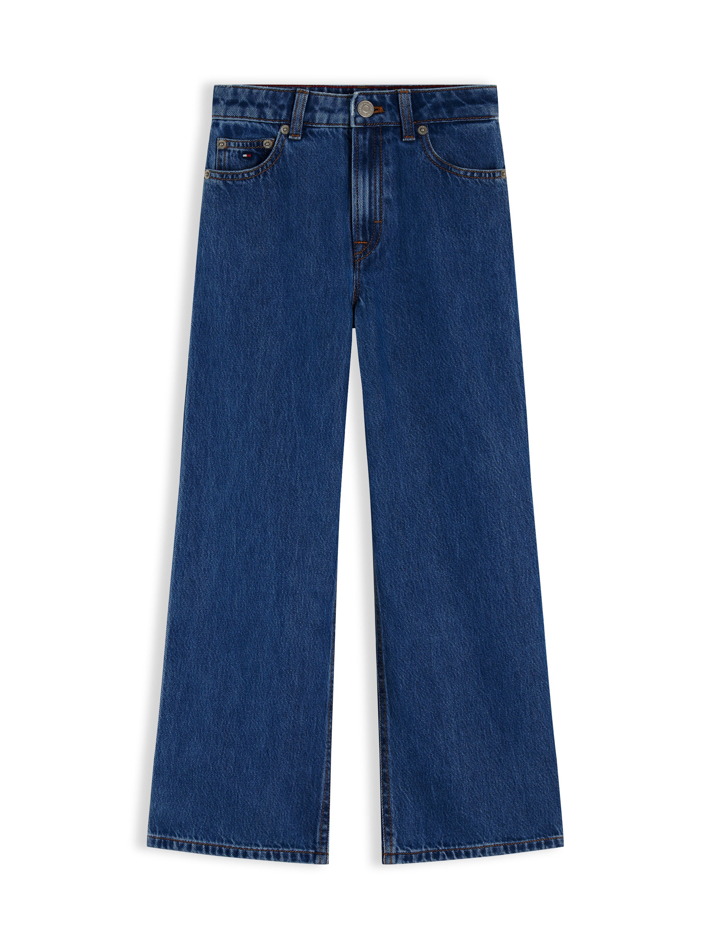 Tommy Hilfiger High-waist-Jeans hoher Bund, weites Bein, Kinder bis 16 Jahre – Bild 5 von 5