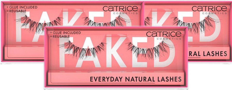 Catrice Bandwimpern Faked Everyday Natural Lashes, Set, 3