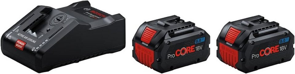 Passen Bosch Professional Akkus In Bosch Grün Bosch Professional Akkupacks, ProCORE Akku Starter-Set 2 x 18 V 8 Ah