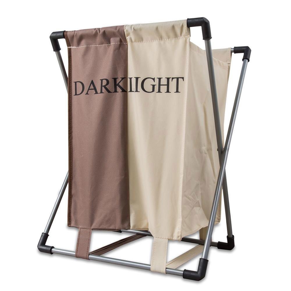 Intirilife Wäschekorb »Intirilife Wäschekorb in CREME BRAUN