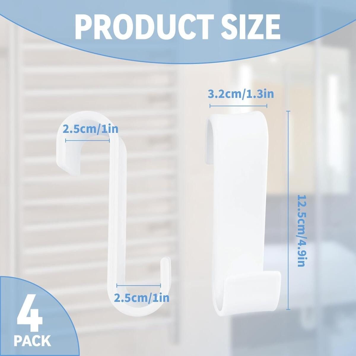 FELIXLEO Kleiderhaken Haken für Rundheizkörper S-Haken günstig online kaufen