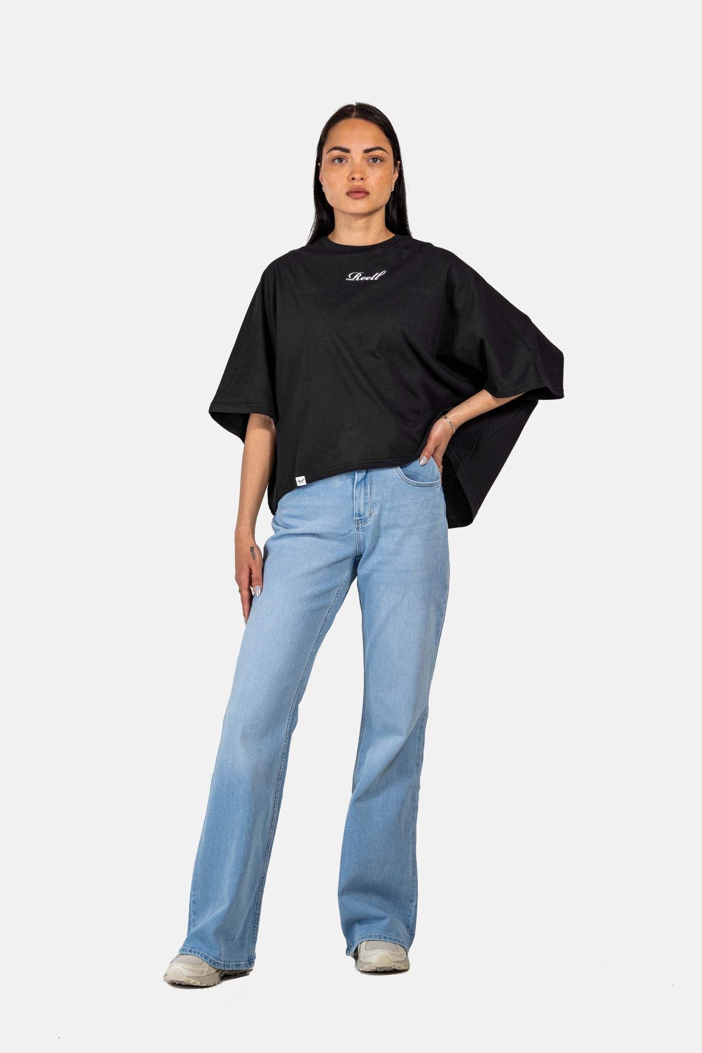 REELL Relax-fit-Jeans WOMEN HOPE JEANS Blau