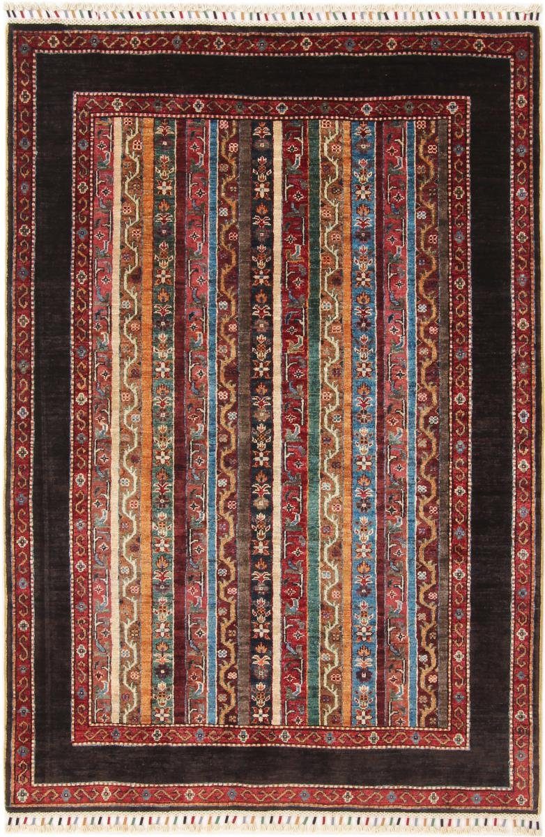 Orientteppich Arijana Shaal 126x184 Handgeknüpfter Orientteppich, Nain Trading, rechteckig, Höhe: 5 mm