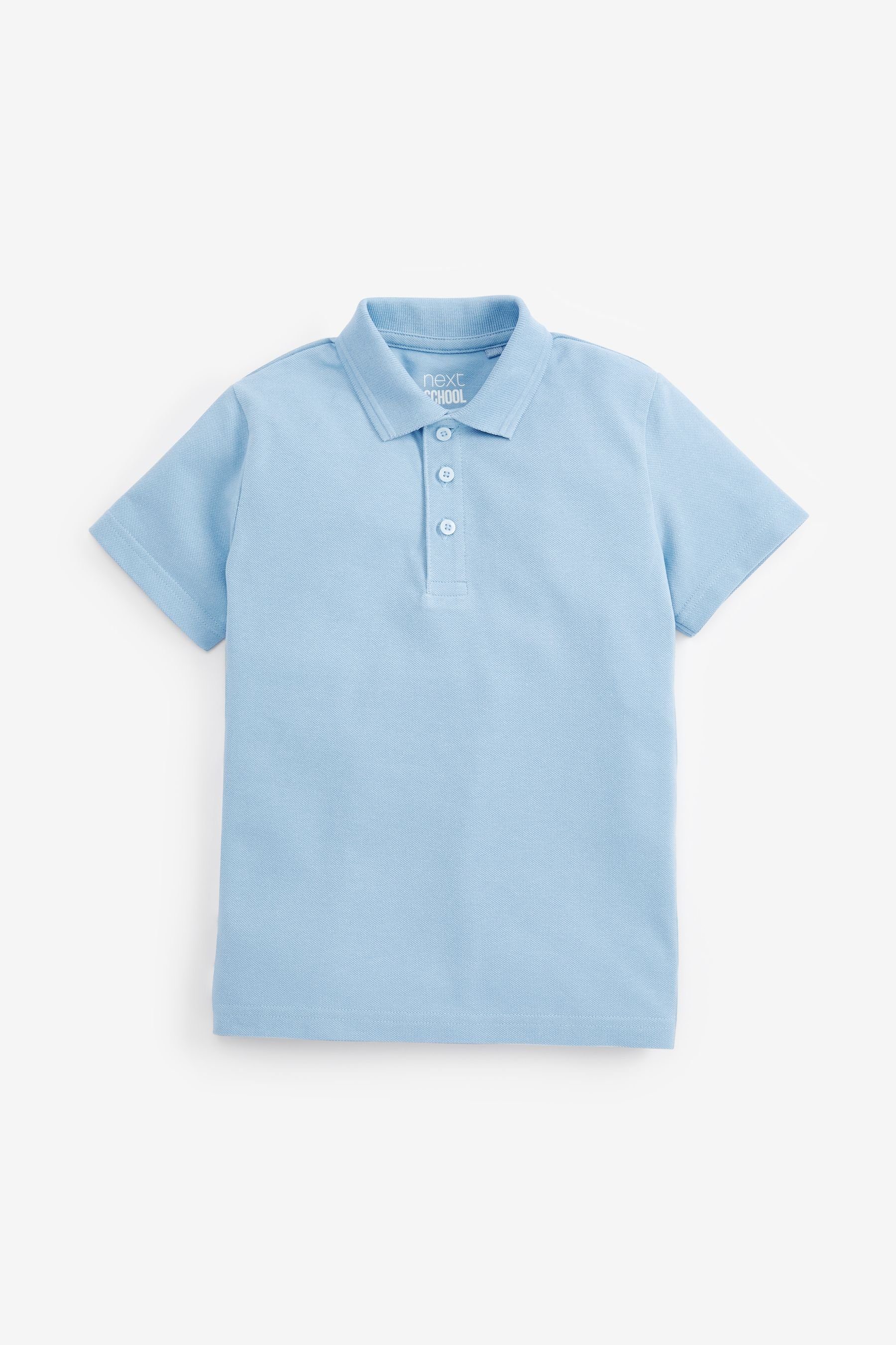 Poloshirt Schul-Poloshirts aus Baumwolle