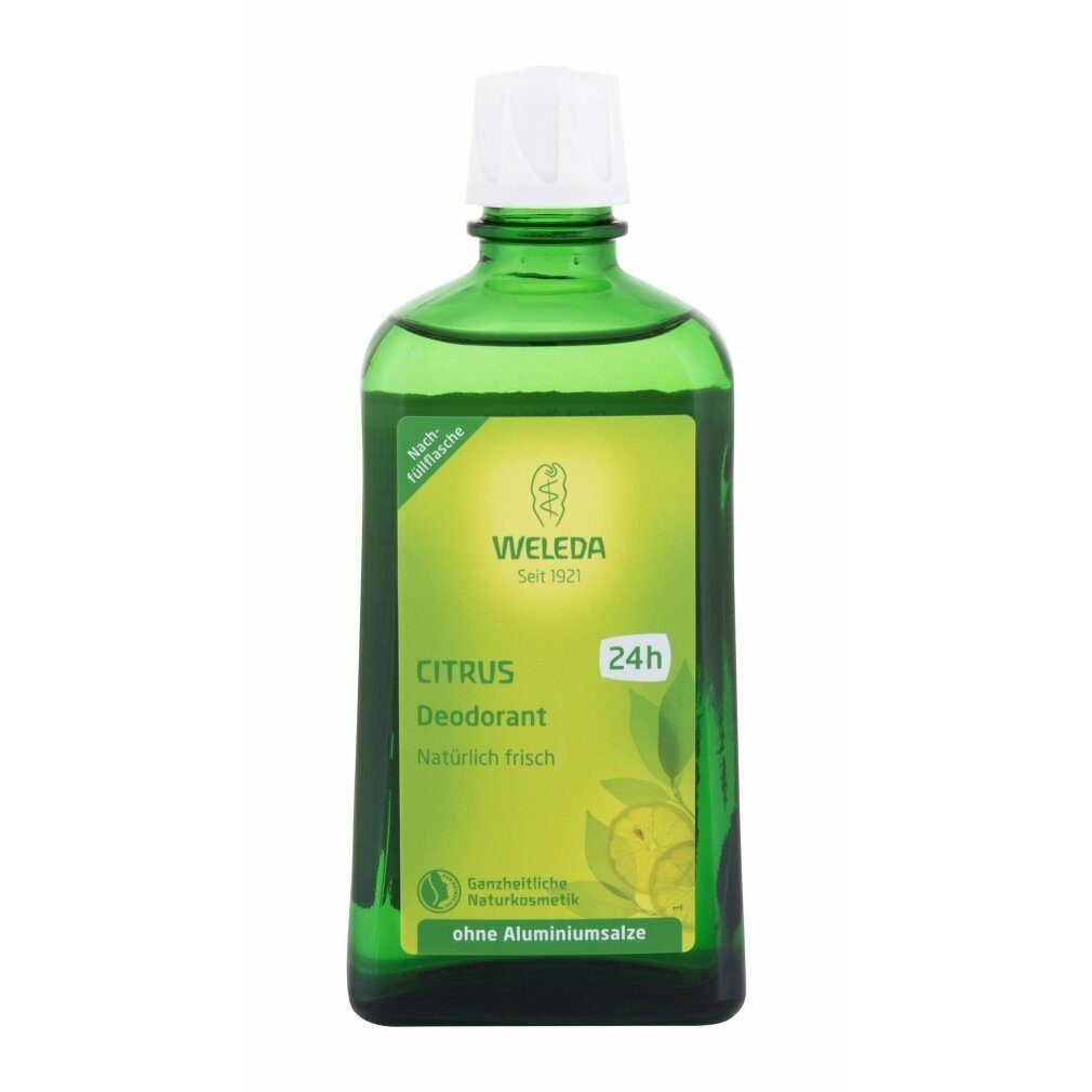 WELEDA Deo-Zerstäuber Deo Zerstäuber Deodorant Citrus Nachfüllflasche, 200 ml