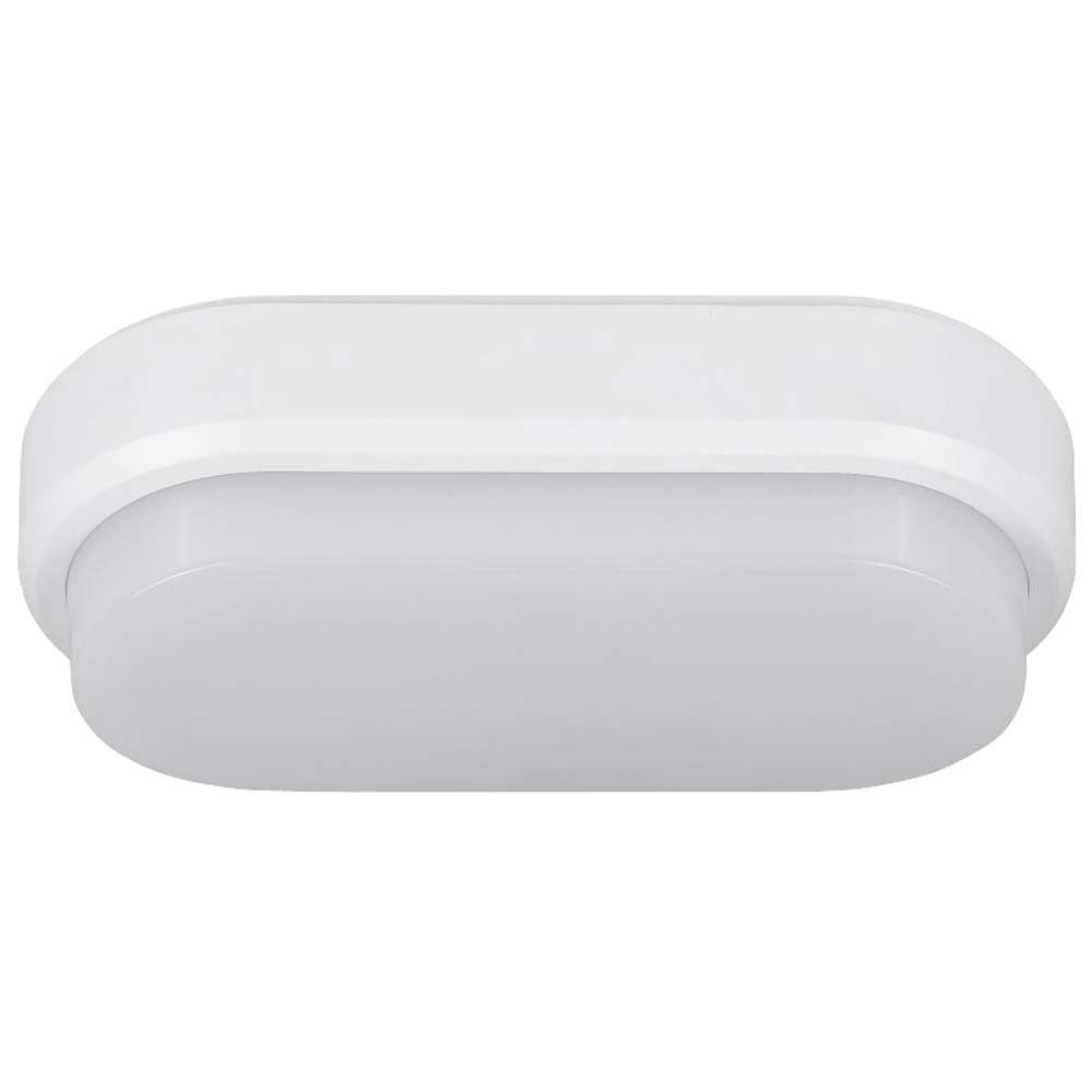 MÜLLER LICHT LED Deckenleuchte, LED-Leuchtmittel fest verbaut, Neutralweiß, LED-Feuchtraumleuchte Oval IP54, 550lm, 4000K, 8W, neutralweiß