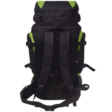 vidaXL Rucksack Wanderrucksack XXL 75 L Schwarz und Grün (1-tlg)