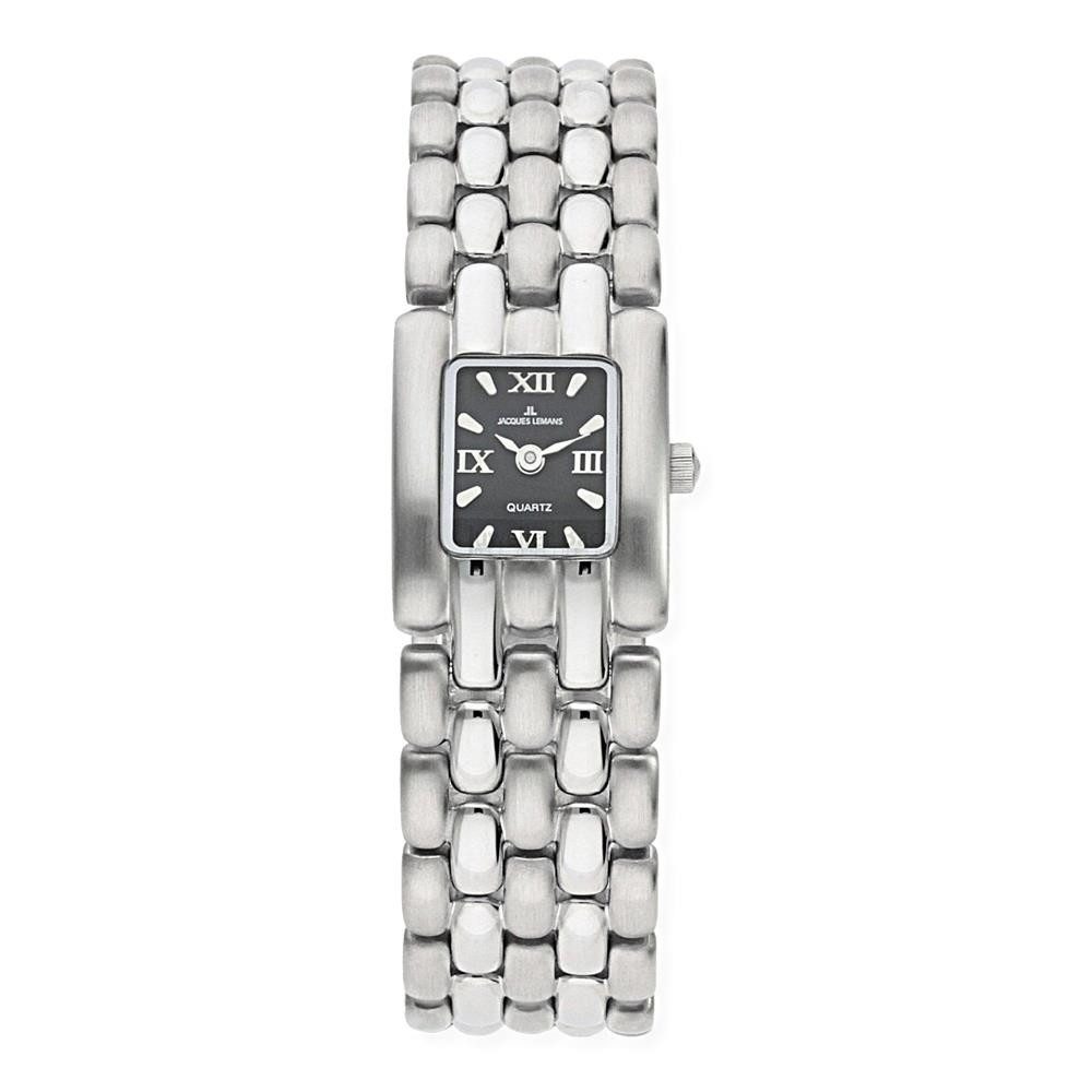 Jacques Lemans Armband Jacques Lemans Damenarmbanduhr 1-874M-186 Edelstahl (kein Set, 1-tlg., kein Set)