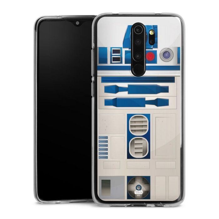DeinDesign Handyhülle Star Wars R2D2 Fanartikel R2D2 Closeup - Star Wars Xiaomi Redmi Note 8 Pro Silikon Hülle Bumper Case Handy Schutzhülle