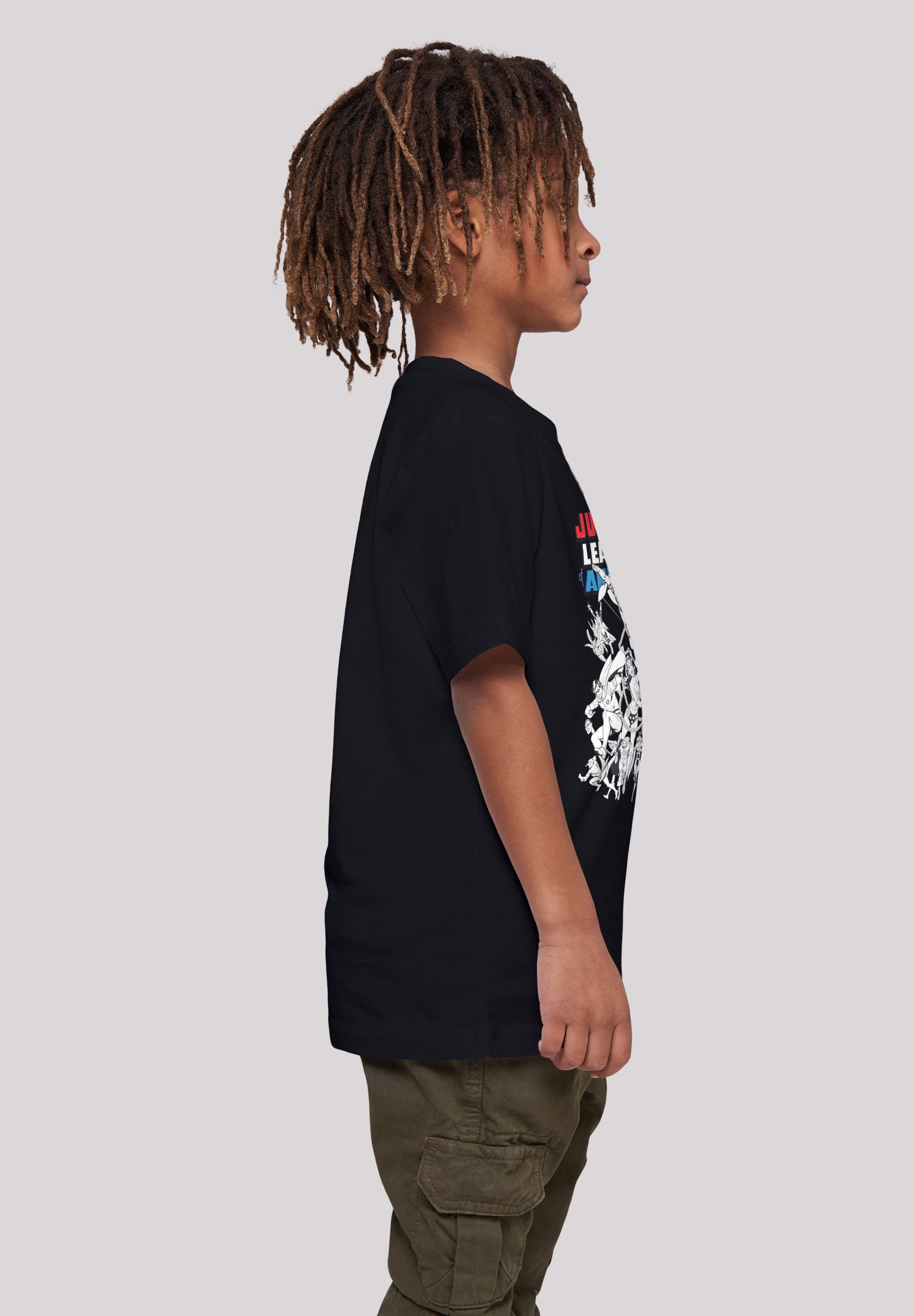 Kurzarmshirt Mono Kids Justice with F4NT4STIC Kinder (1-tlg) League Basic Tee Pose Action