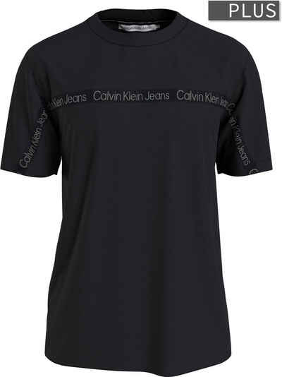Calvin Klein Jeans Plus T-Shirt mit Rundhalsauschnitt