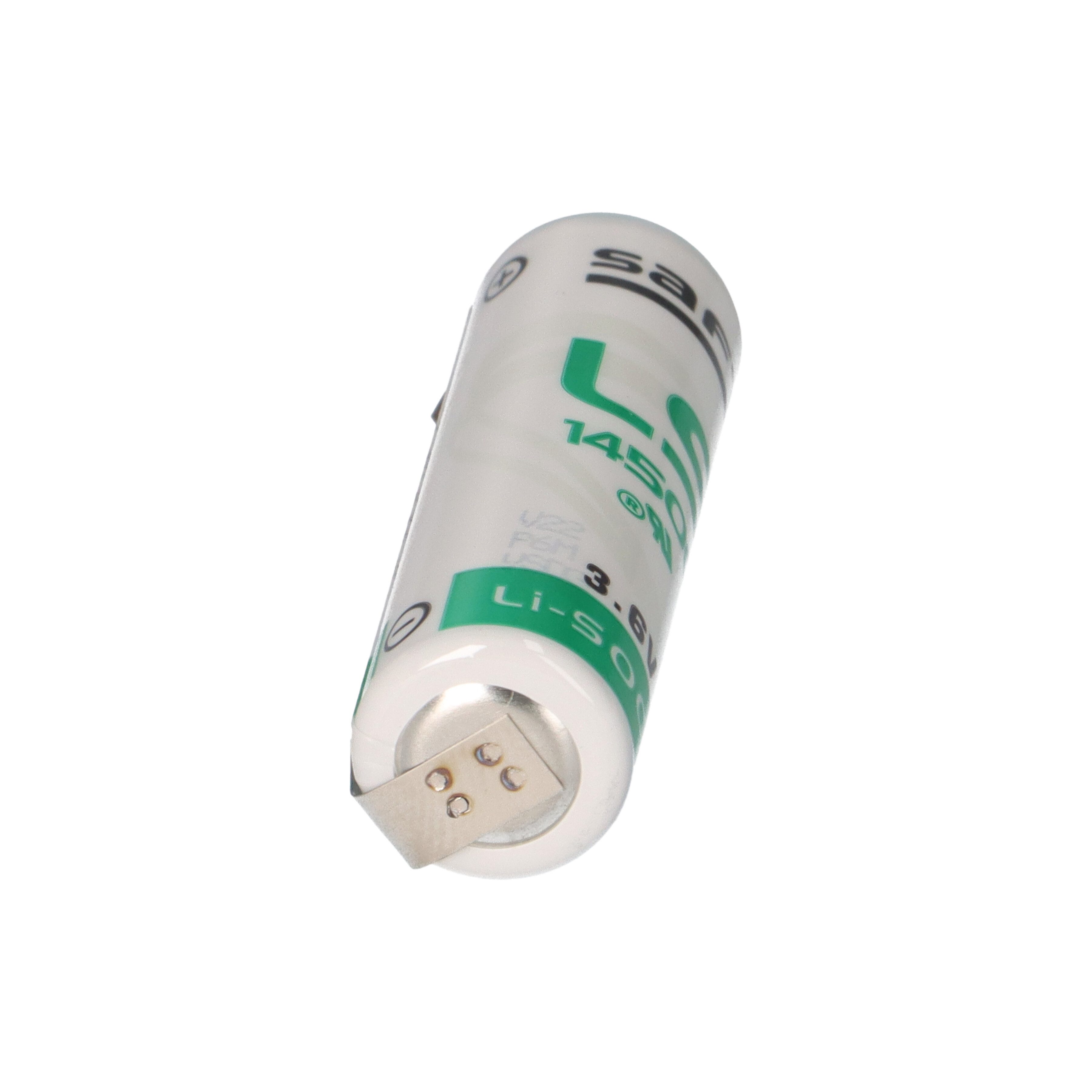 Saft Saft Lithium 3,6V Batterie LS14500 AA-Zelle Lötfahne U-Form Batterie
