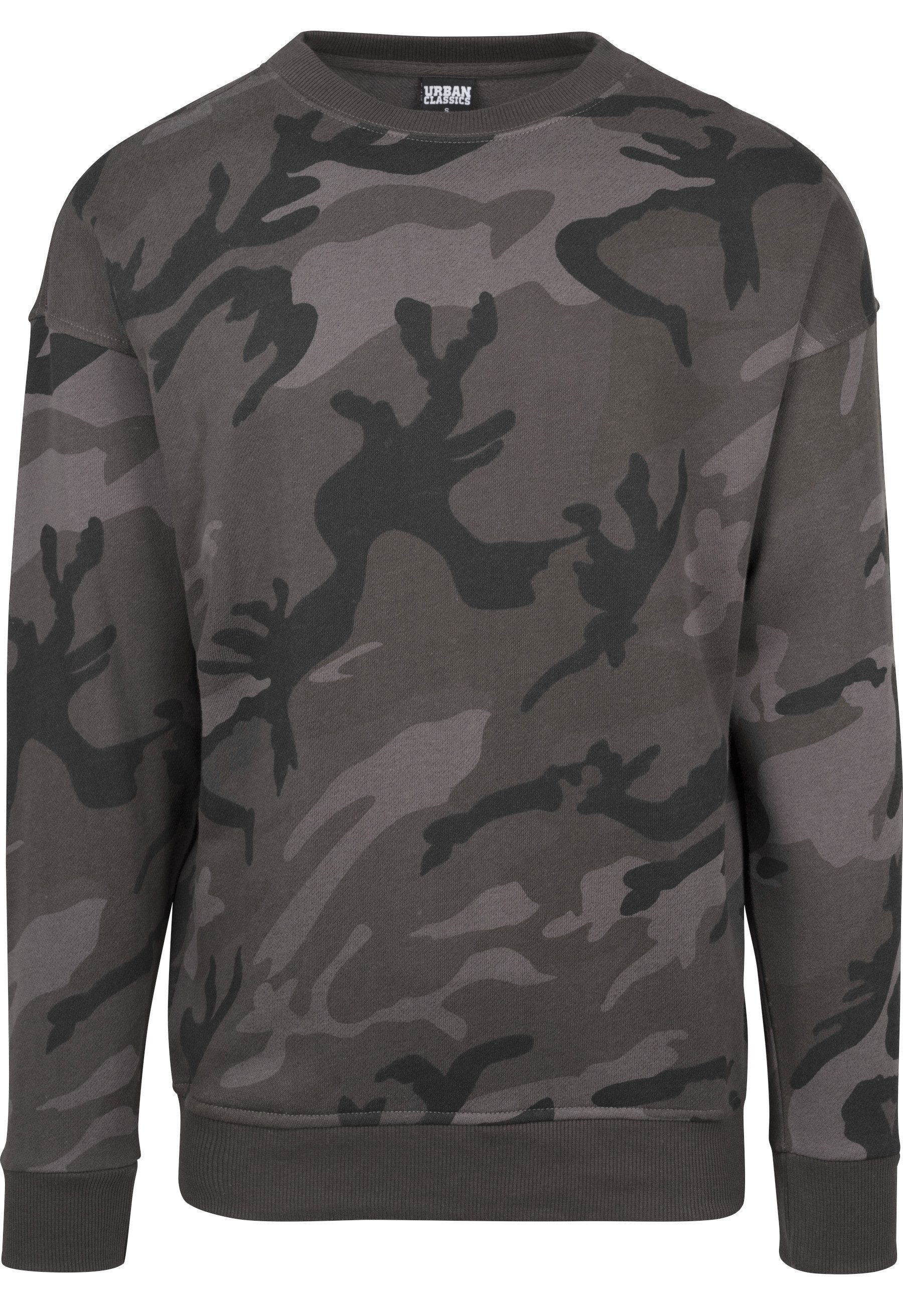 URBAN CLASSICS Sweatshirt Urban Classics Herren Camo Crewneck (1-tlg)