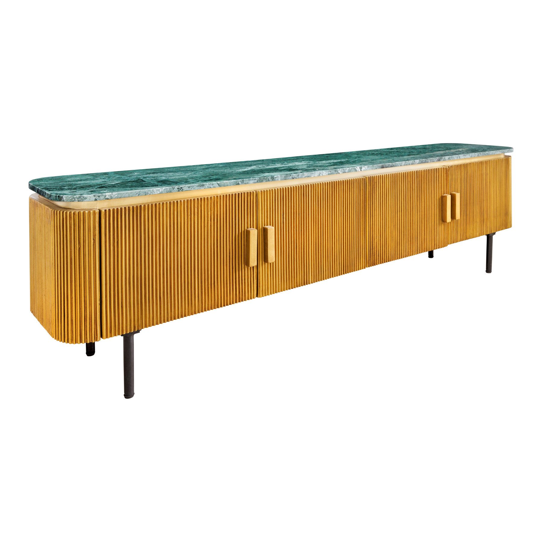riess-ambiente TV-Board VENEZIANO 160cm messing / günstig online kaufen