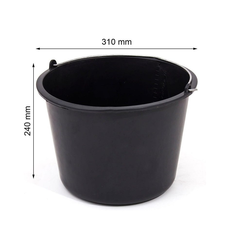 Thumbnail - Prosperplast Blumenkasten Prosperplast Eimer BUCKET 12 Liter - schwarz