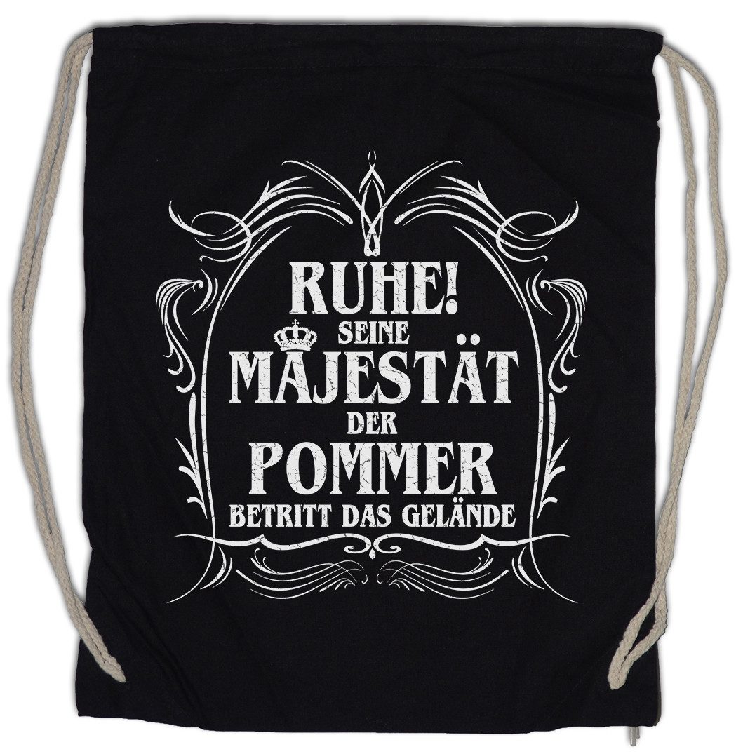 Turnbeutel Seine Majestät Der Pommer Turnbeutel Mecklenburg Stettin DDR Fun