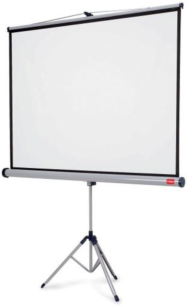 Stativ-Leinwand mit Dreibeinstativ 1750x1150mm Bildformat 16:10 Rolloleinwand