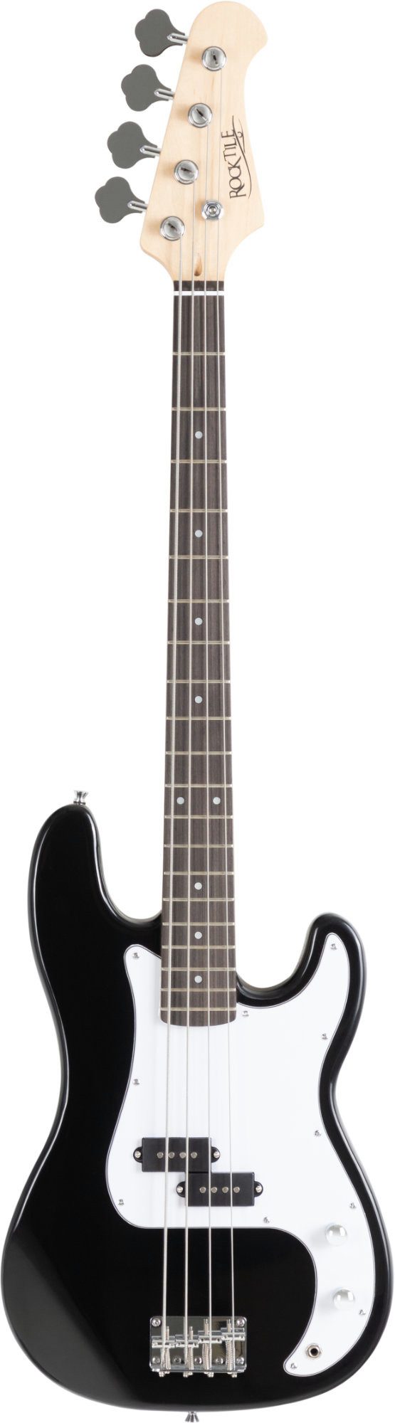 Rocktile E-Bass Puncher Preci Style Elektrobass (Bassgitarre Student Set), Student-Set, inkl. Gitarrengurt, Kabel & E-Bass Schule, Mensur: Longscale, inkl. Gurt, Kabel & Schule