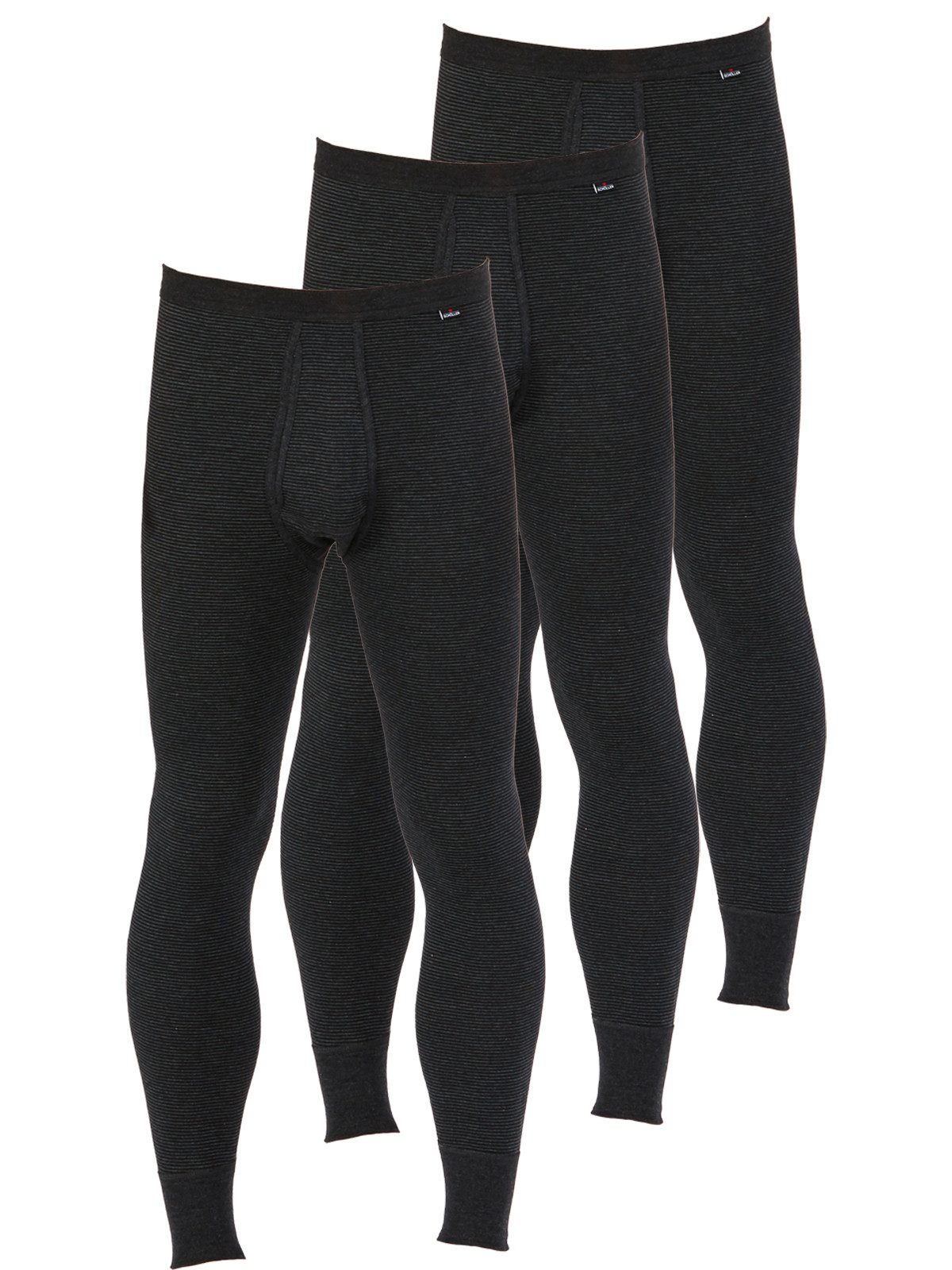 Lange Unterhose 3er Pack lange Herren Unterhose Funktionswäsche
