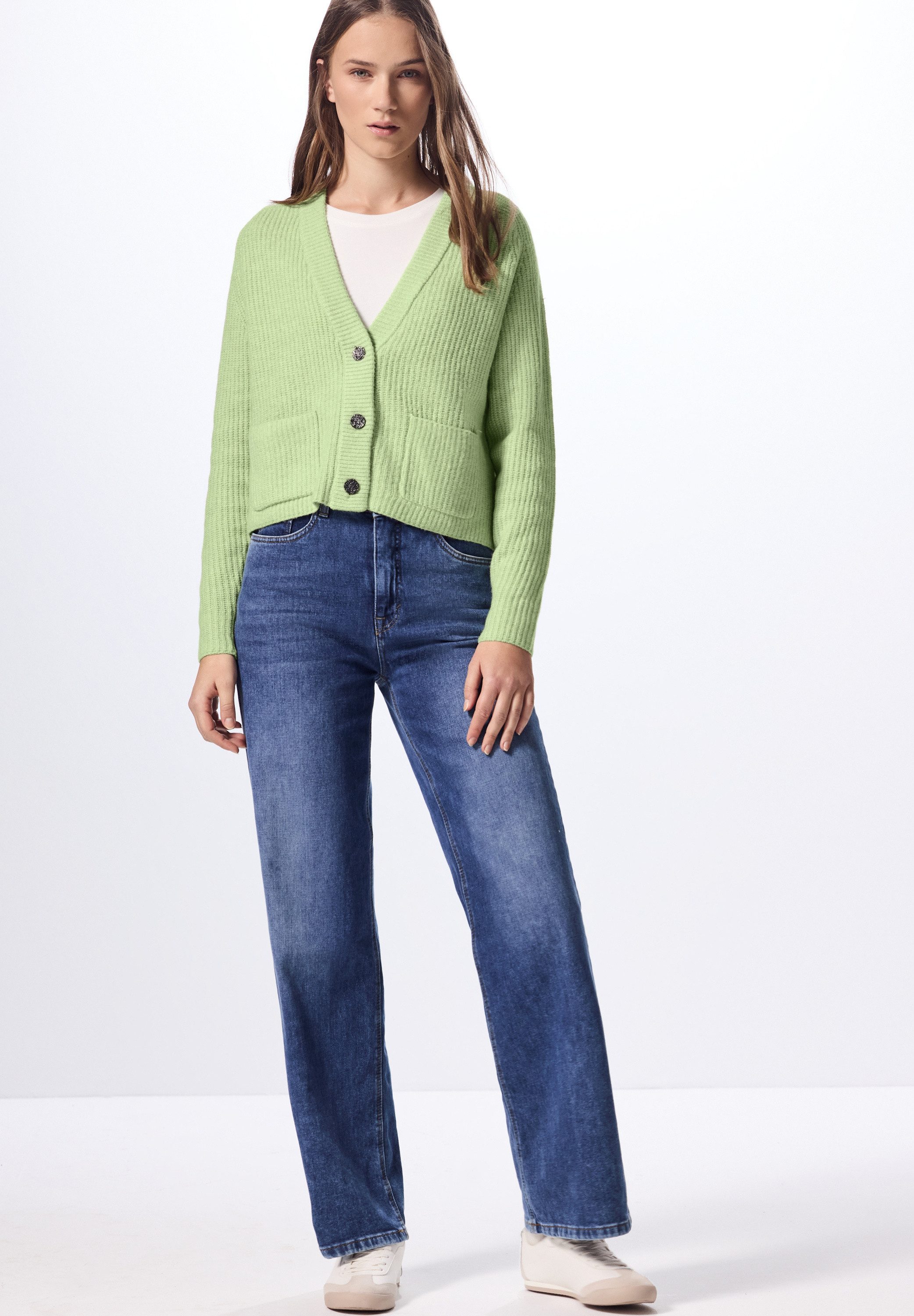 STREET ONE STUDIO Cardigan mit V-Ausschnitt