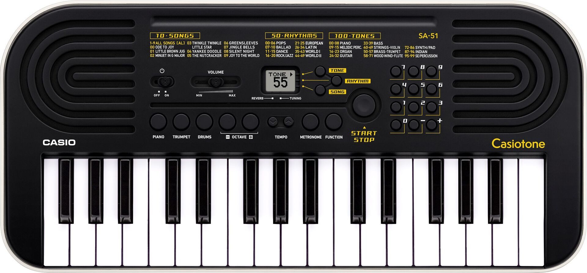 CASIO Home-Keyboard SA-51 Mini-Keyboard Casio