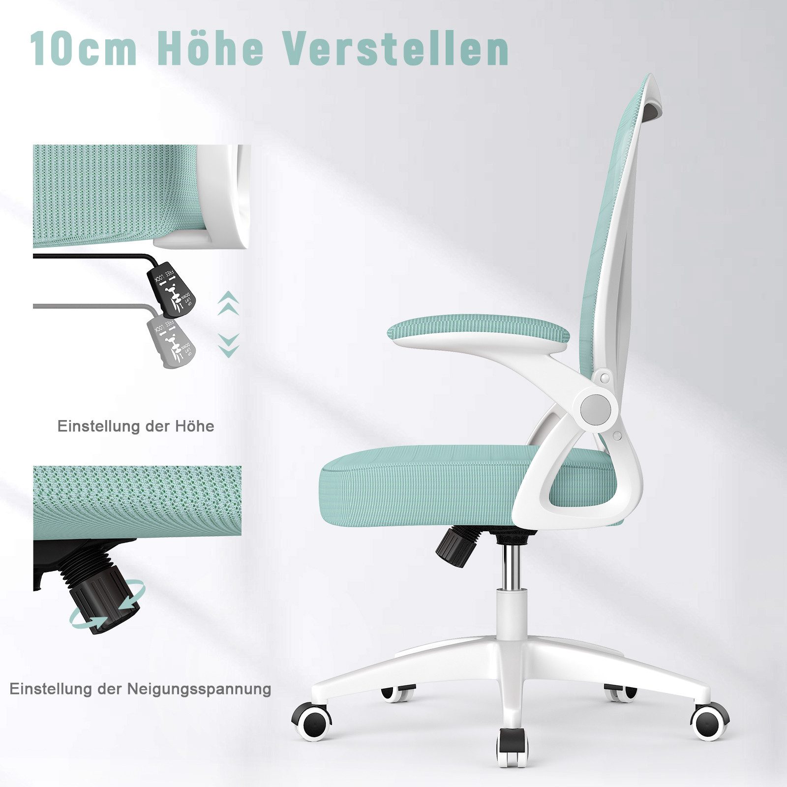 BIGZZIA Bürostuhl Ergonomischer Sitz, Sessel mit günstig online kaufen