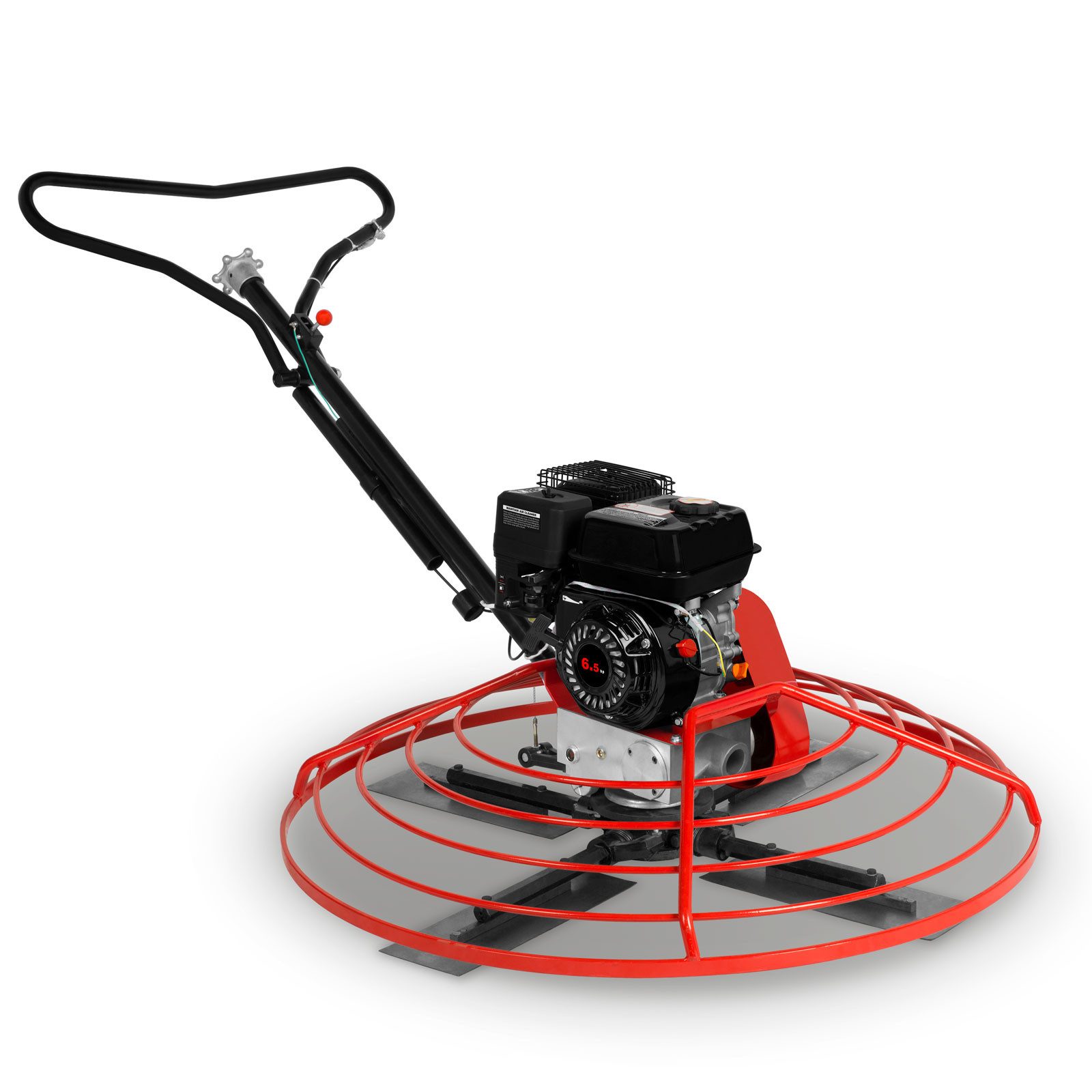 EBERTH Glättekelle Flügelglätter Betonglätter Estrichglätter Benzin 6,5PS (1-St) Inkl. Glättteller, Durchmesser 118cm, 4-Takt Motor, 196ccm