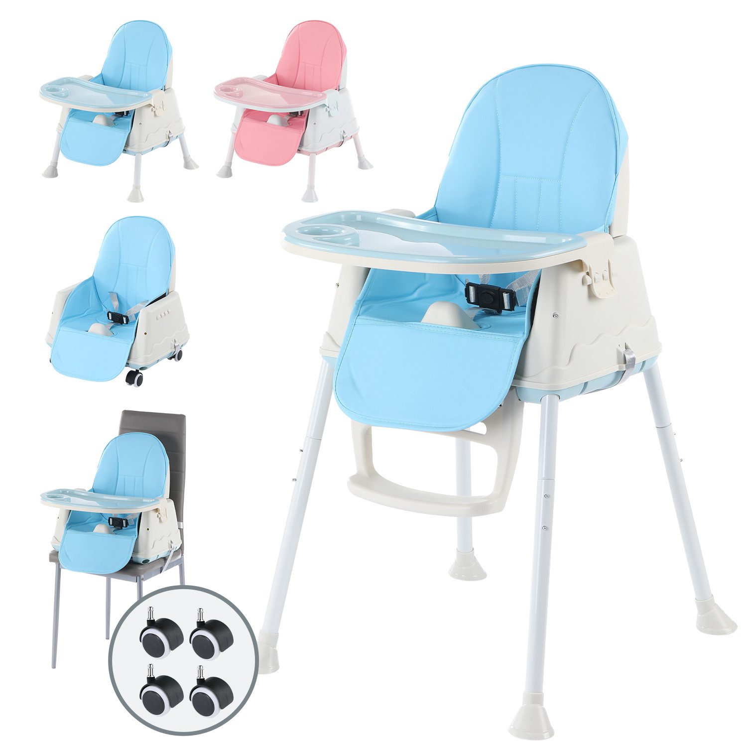 oyajia Kinderstuhl 2-in-1 Baby Kinderstuhl, kinderstuhl günstig online kaufen