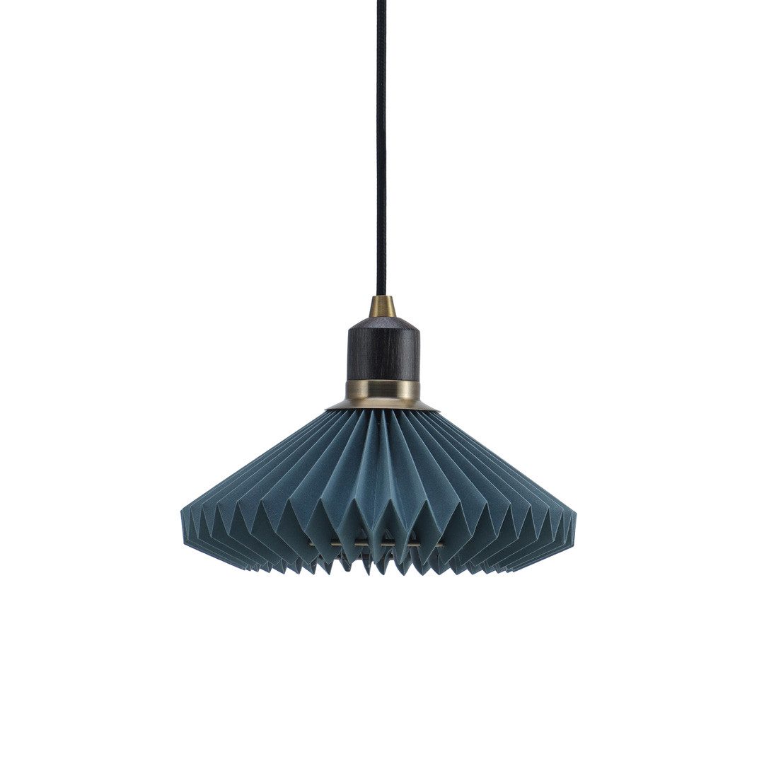 Natur24 Hängeleuchte Pendellampe Berlin 24cm Ocean Blue