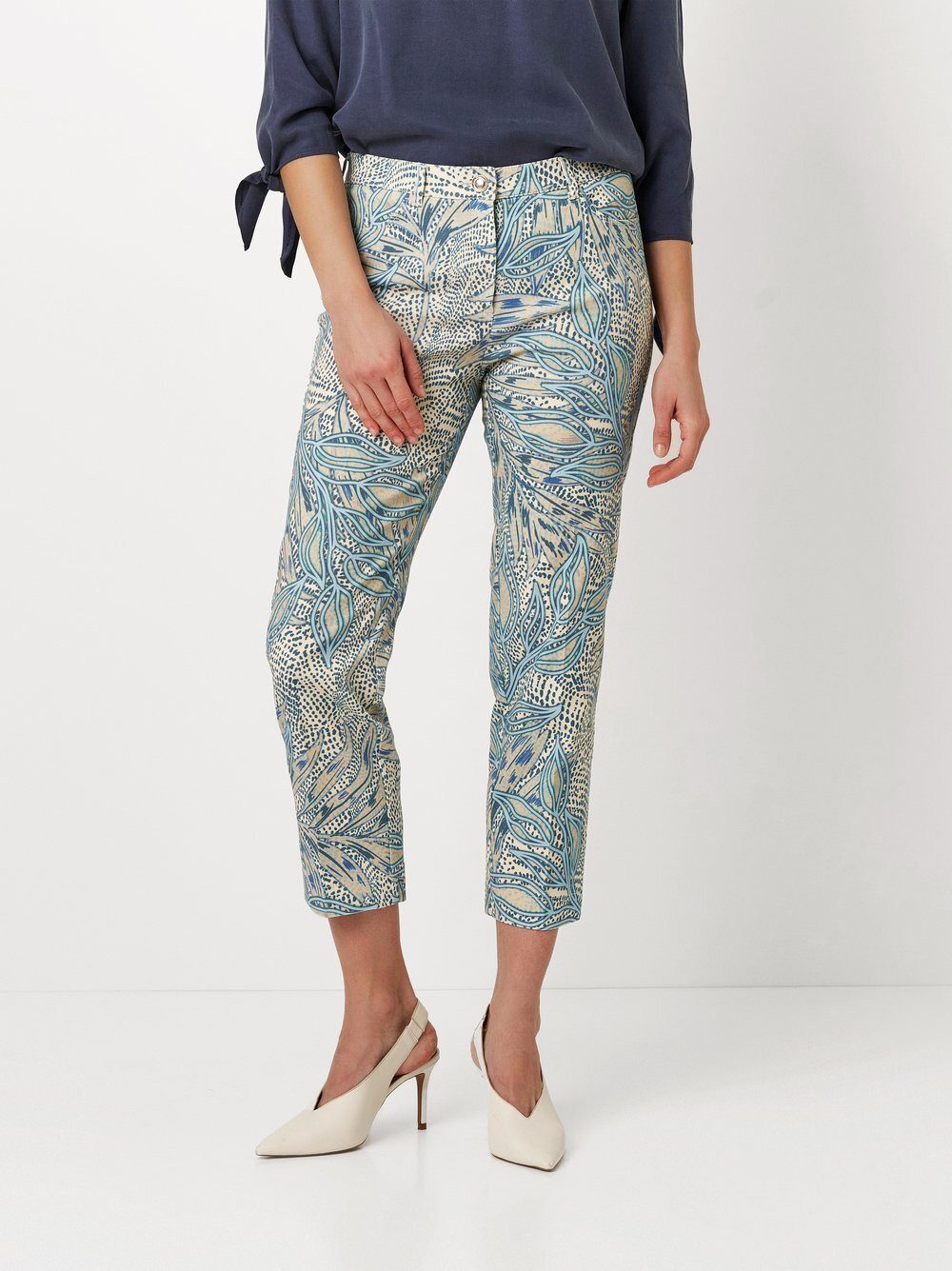 TONI 5-Pocket-Hose Jolie mit kreativem Print günstig online kaufen