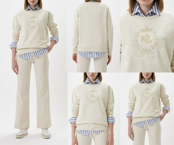 Ralph Lauren Sweatshirt LAUREN RALPH LAUREN Sweatshirt Embellished Sweater Pulli Jumper Pullo