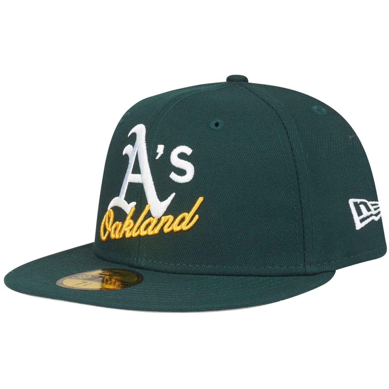 New Era Fitted Cap 59Fifty DUAL LOGO Oakland Athletics | Fitted Caps