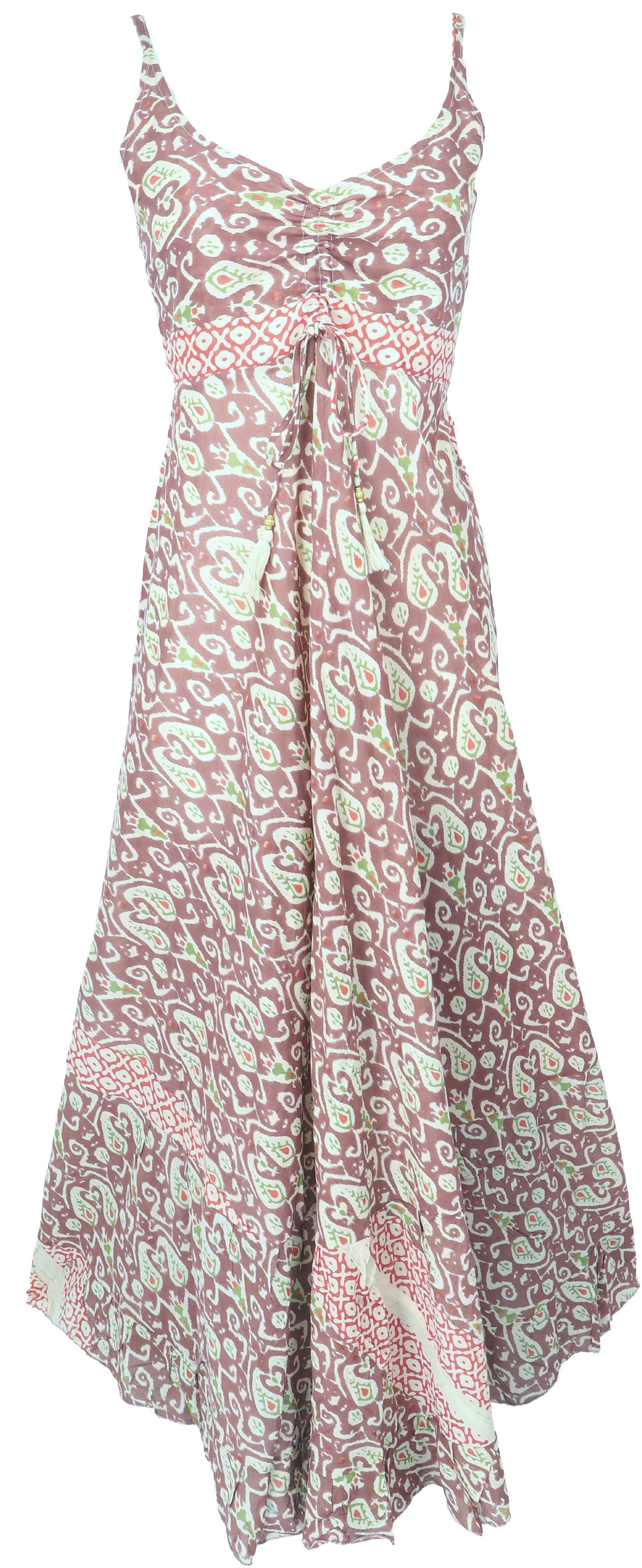Guru-Shop Midikleid Luftiges Maxikleid, Boho Sommerkleid,.. günstig online kaufen