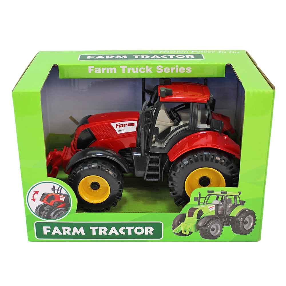 Jonotoys Spielzeug-Traktor Kinder Traktor Spielzeug mit Friktion - ca. 22 cm, (1-tlg)