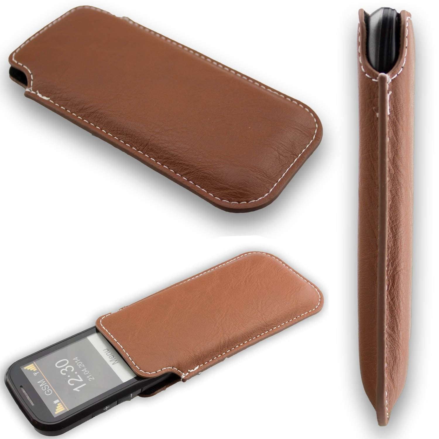 caseroxx Handytasche Business-Line Etui für Emporia Eco C160 (Einzelartikel, 1-tlg., Business-Line Etui), Kreditkartenfächer (siehe Bilder)