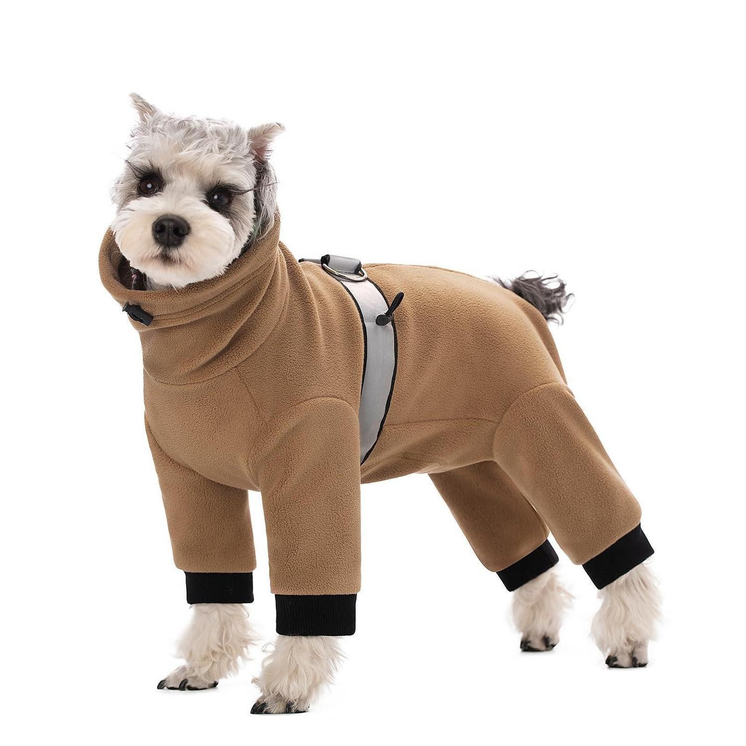 LuxusKollektion Hundemantel Hundemantel Fleece L Hellbraun