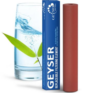 GEYSER water filters Wasserhahnfilter EURO Wasserfilter 3000 l Kapazität inkl. Aragon Kartusche, für Küchenarmatur, Wasser-Filtersystem