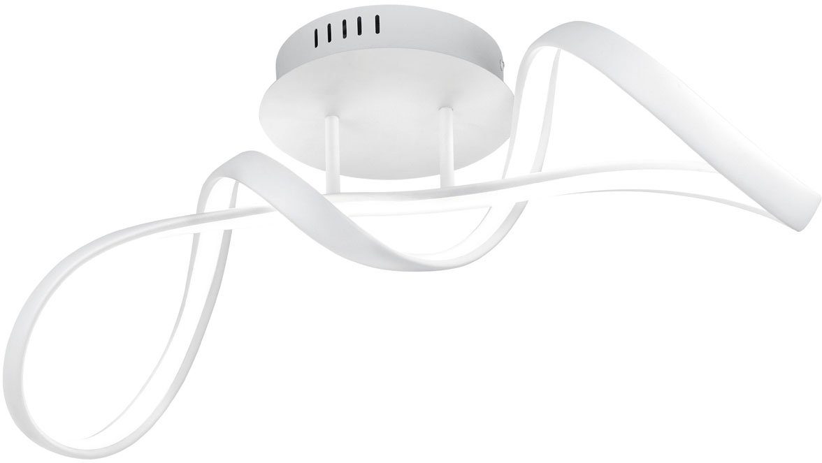 Reality Leuchten LED Deckenleuchte Perugia, Dimmfunktion, mehrere Helligkeitsstufen, LED fest integriert, Neutralweiß, Dekorative Deckenlampe, dimmbar, neutralweiß 4000K, 3400 Lumen 28W