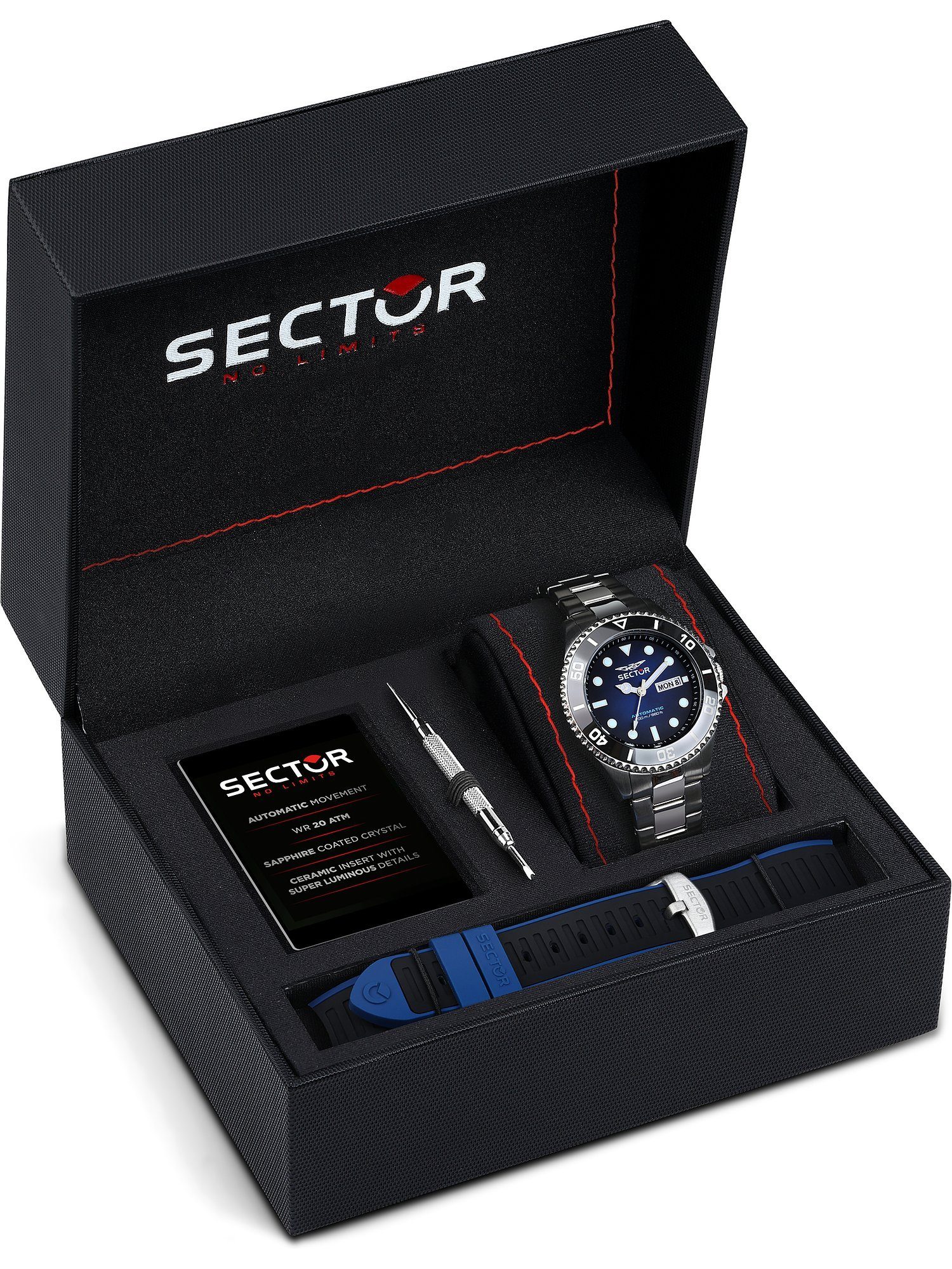 Sector Quarzuhr Sector Herren-Uhren-Sets Analog Automatik