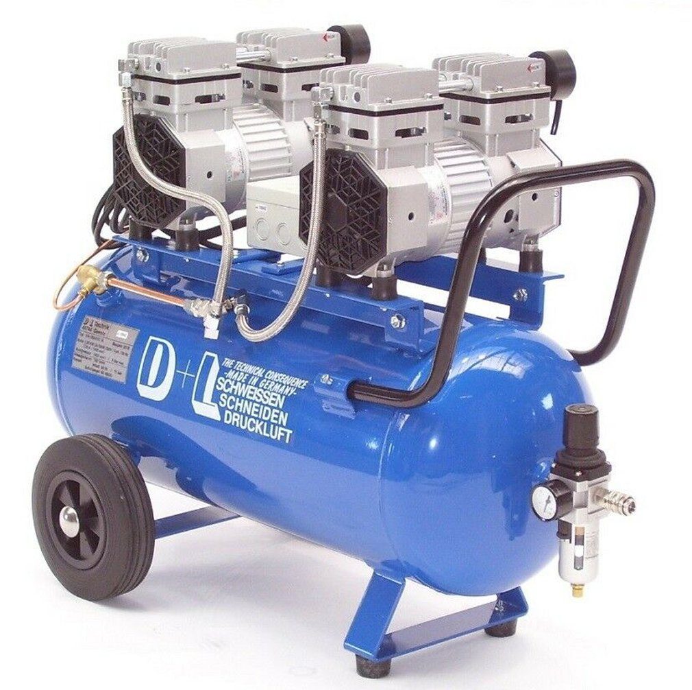 Apex Kompressor Flüster Kompressor V4 180/8/50W ölfrei incl. Filterdruckminderer, 1-tlg.