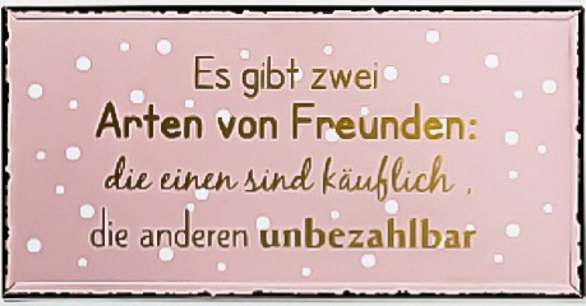 BOLTZE Wandbild, Sprüche, Grosses Vintage Metallschild Modell ES GIBT ZWEI... Materia