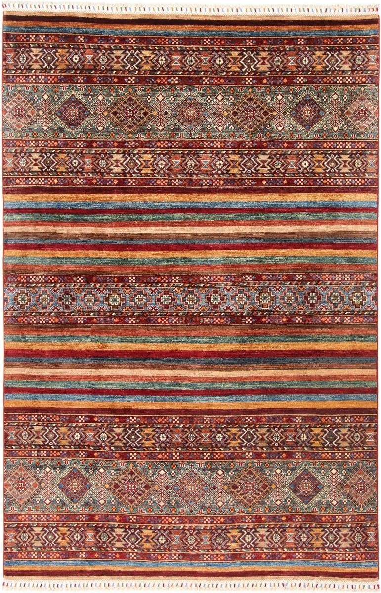 Orientteppich Arijana Shaal 171x258 Handgeknüpfter Orientteppich, Nain Trading, rechteckig, Höhe: 5 mm | Kurzflor-Teppiche