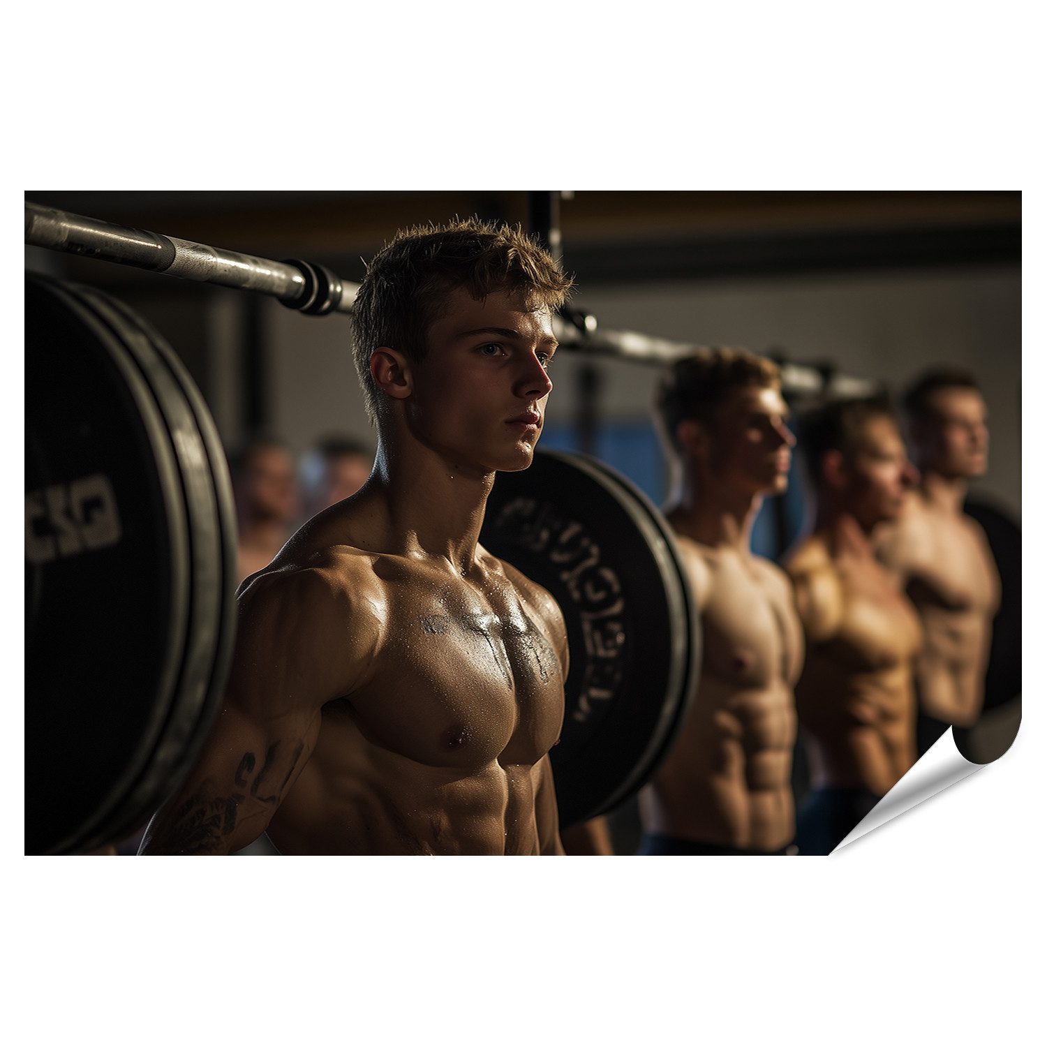 islandburner Poster Fitness Herausforderung Wettbewerb Bild