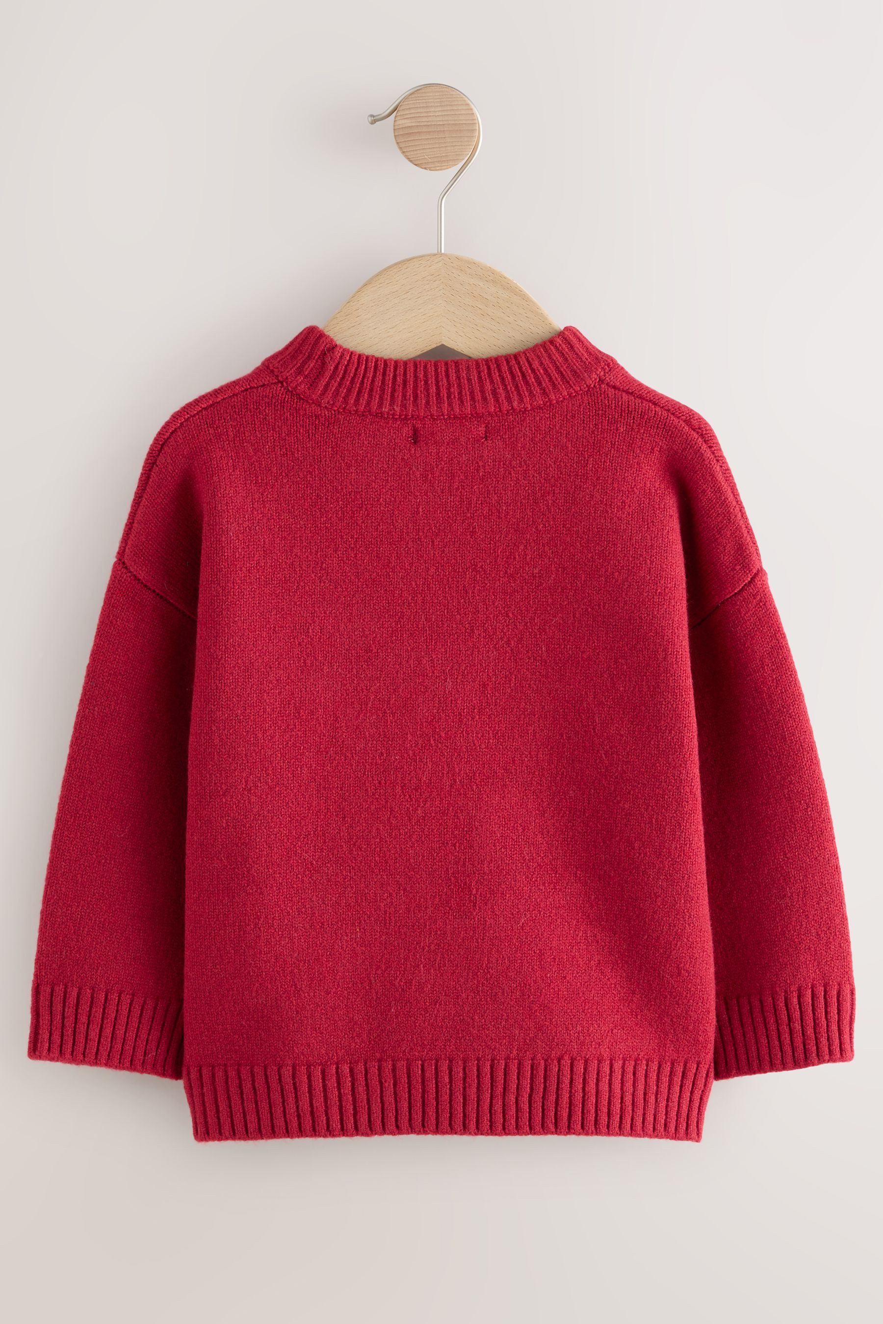 Next Weihnachtspullover Weihnachtlicher Strickpullover (1-tlg)