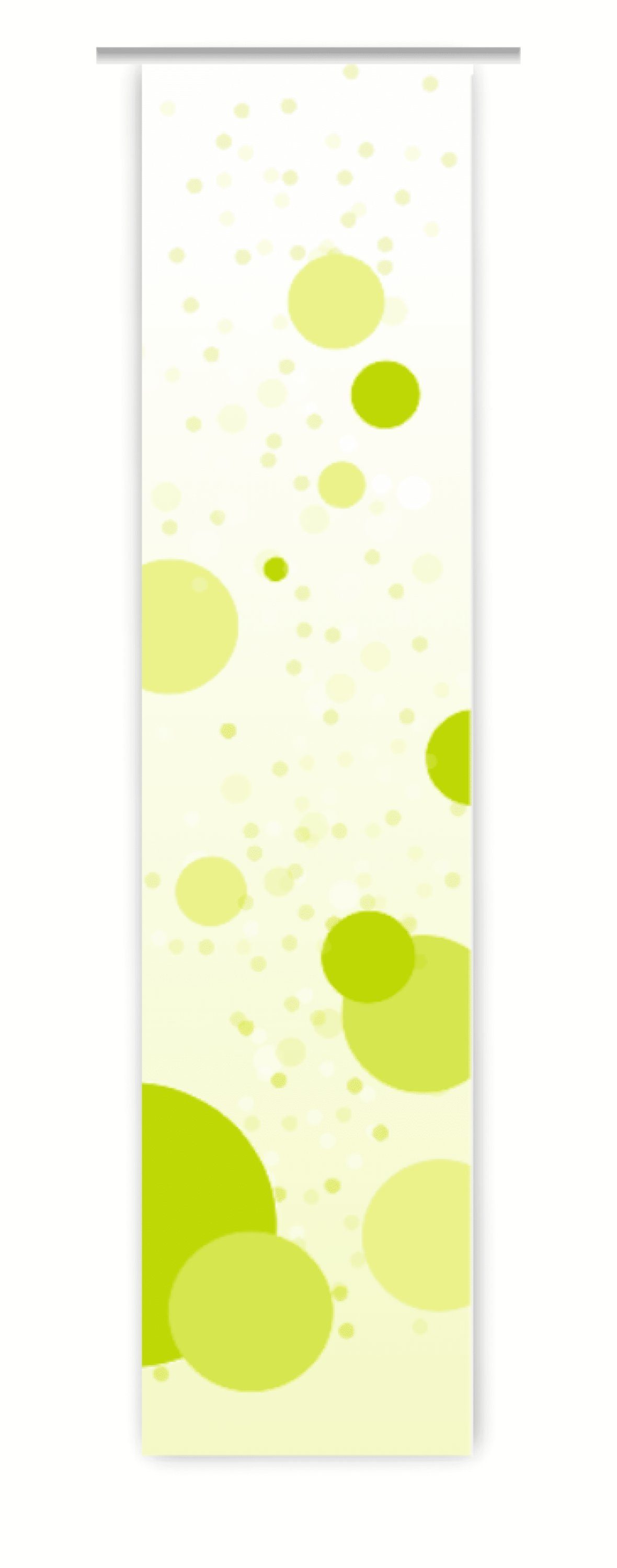 gardinen-for-life Schiebegardine Kreise grün - Flächenvorhang günstig online kaufen