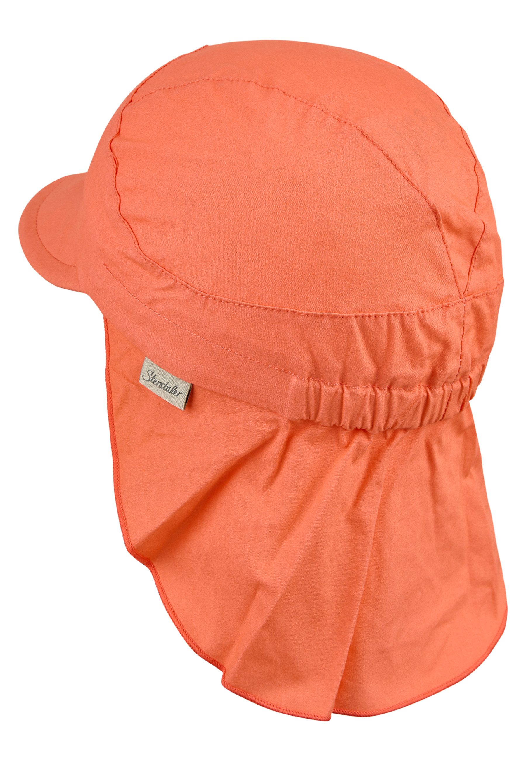Sterntaler® Schirmmütze UV-Schutz 50+ Schirmmütze mit Nackenschutz Basic (1-St) Kindermütze mit Schirm aus UV-Popeline unifarben – Bild 3 von 5