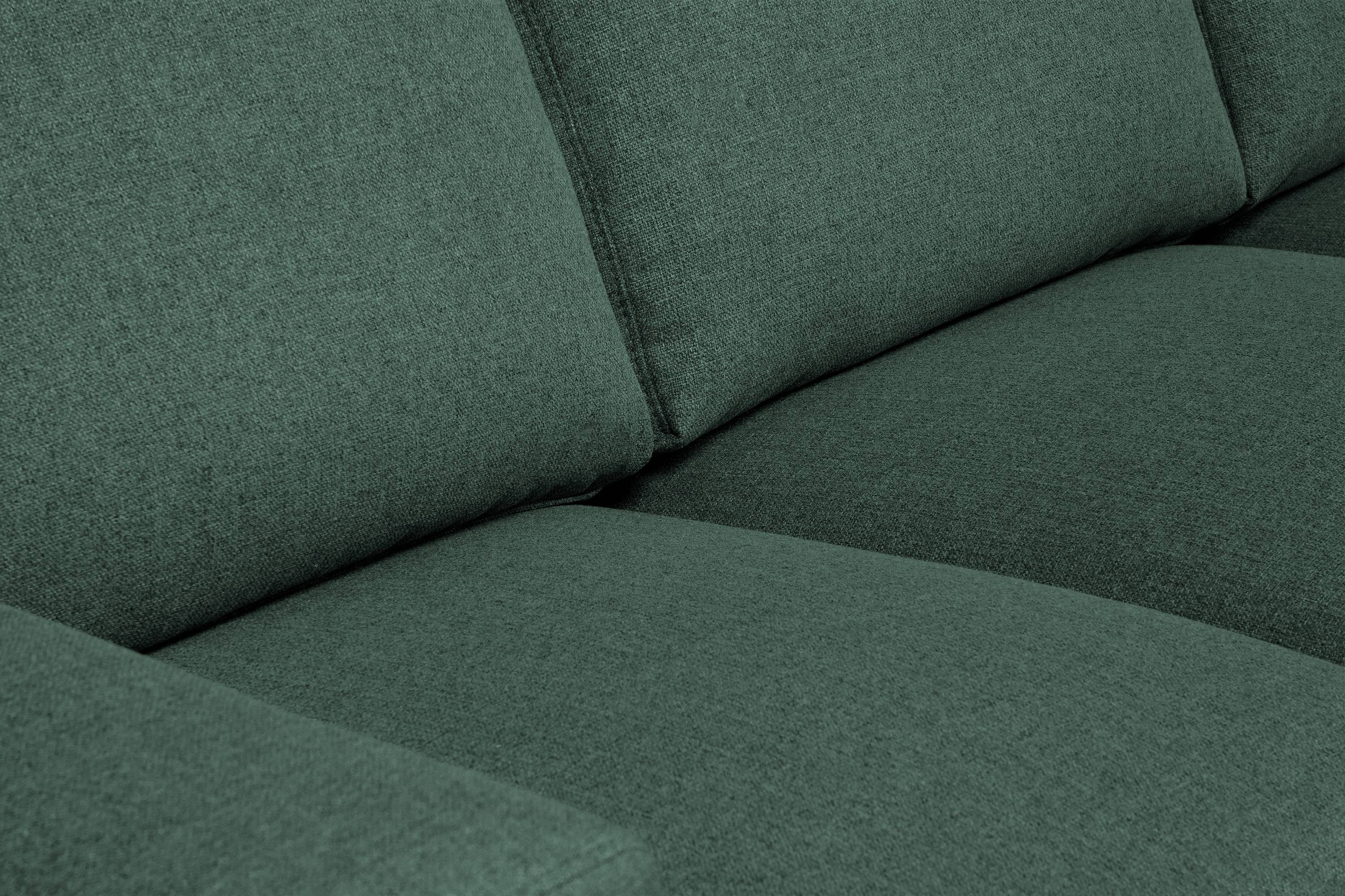 Konsimo 3-Sitzer ALIO zeitloses 3 Sofa grün Design grün grün Massivholzbeine, Personen, | 